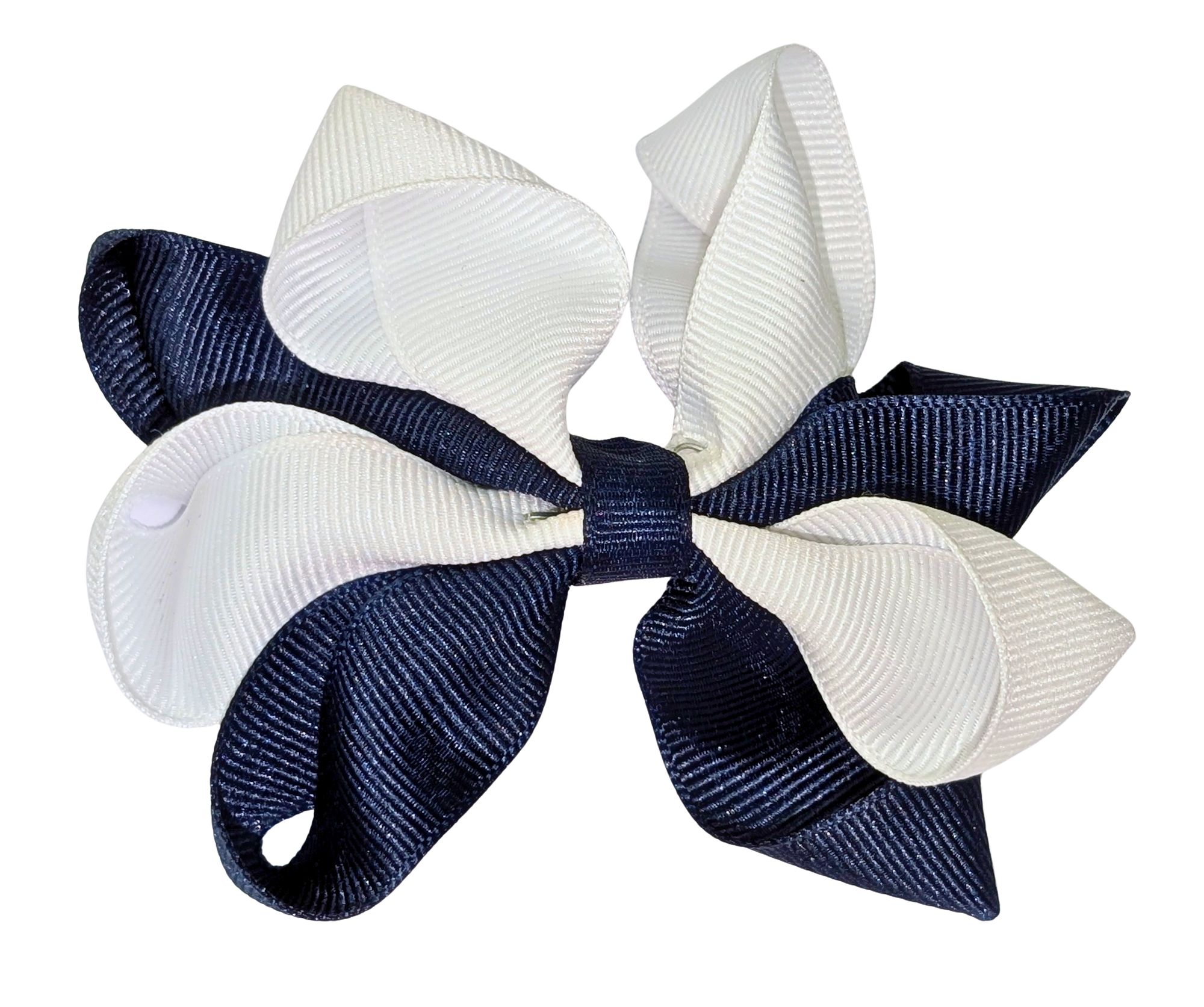 AHS Carnival Bow Navy & White (Qty 1)