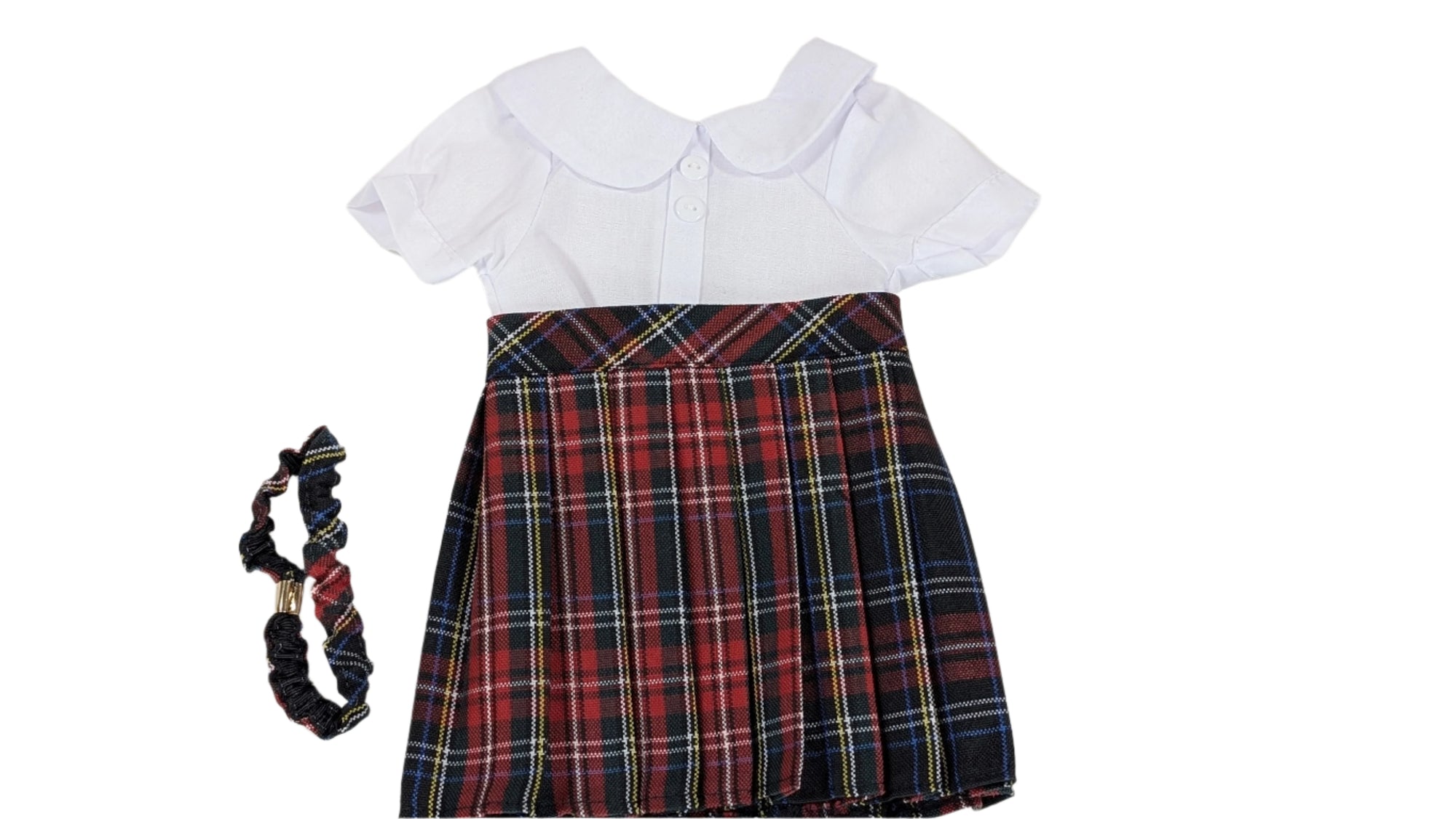 AHS Doll Blouse and Skirt with Headband