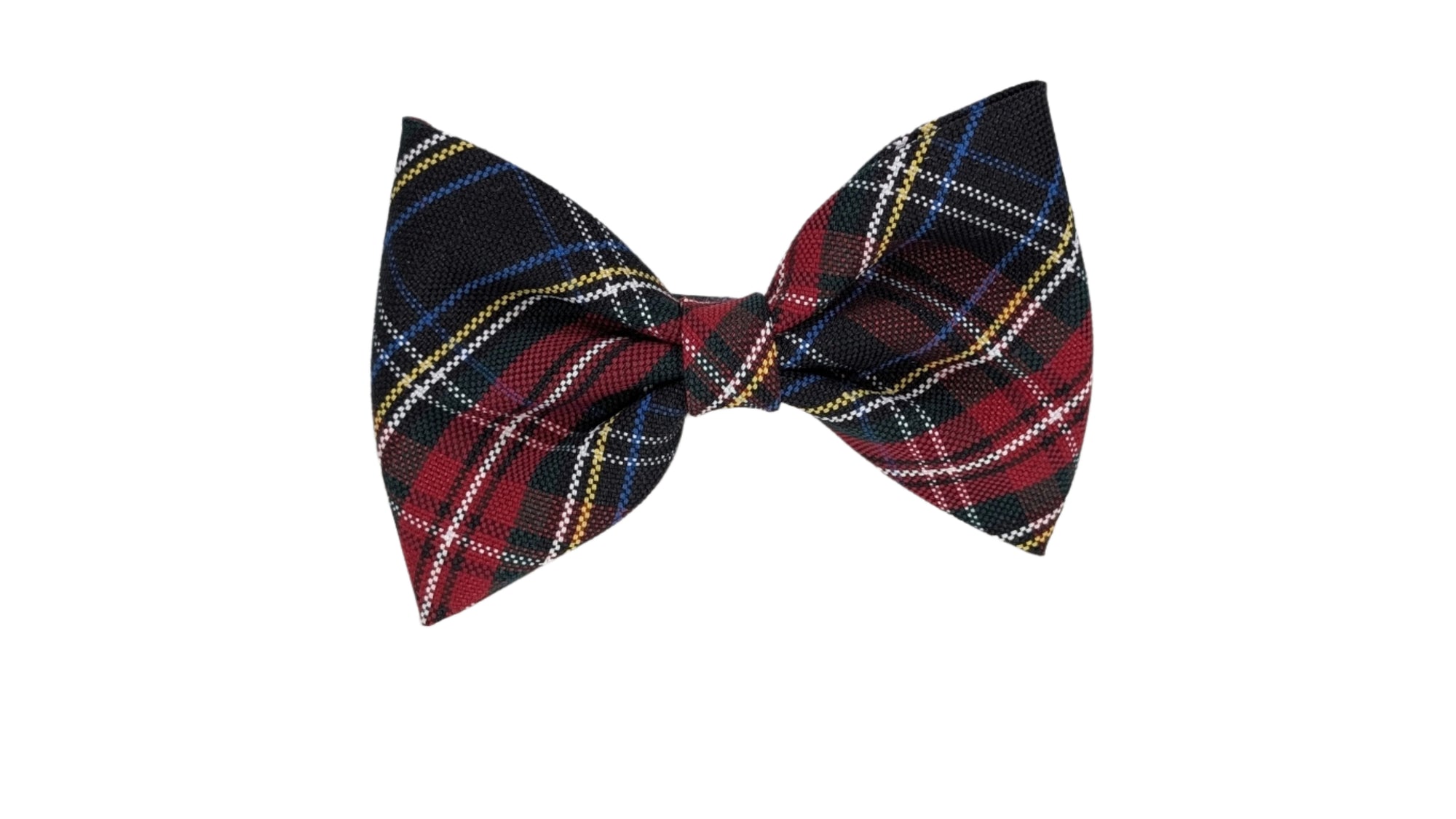 AHS Plaid Bow w/ French Clip - Medium 4.5"