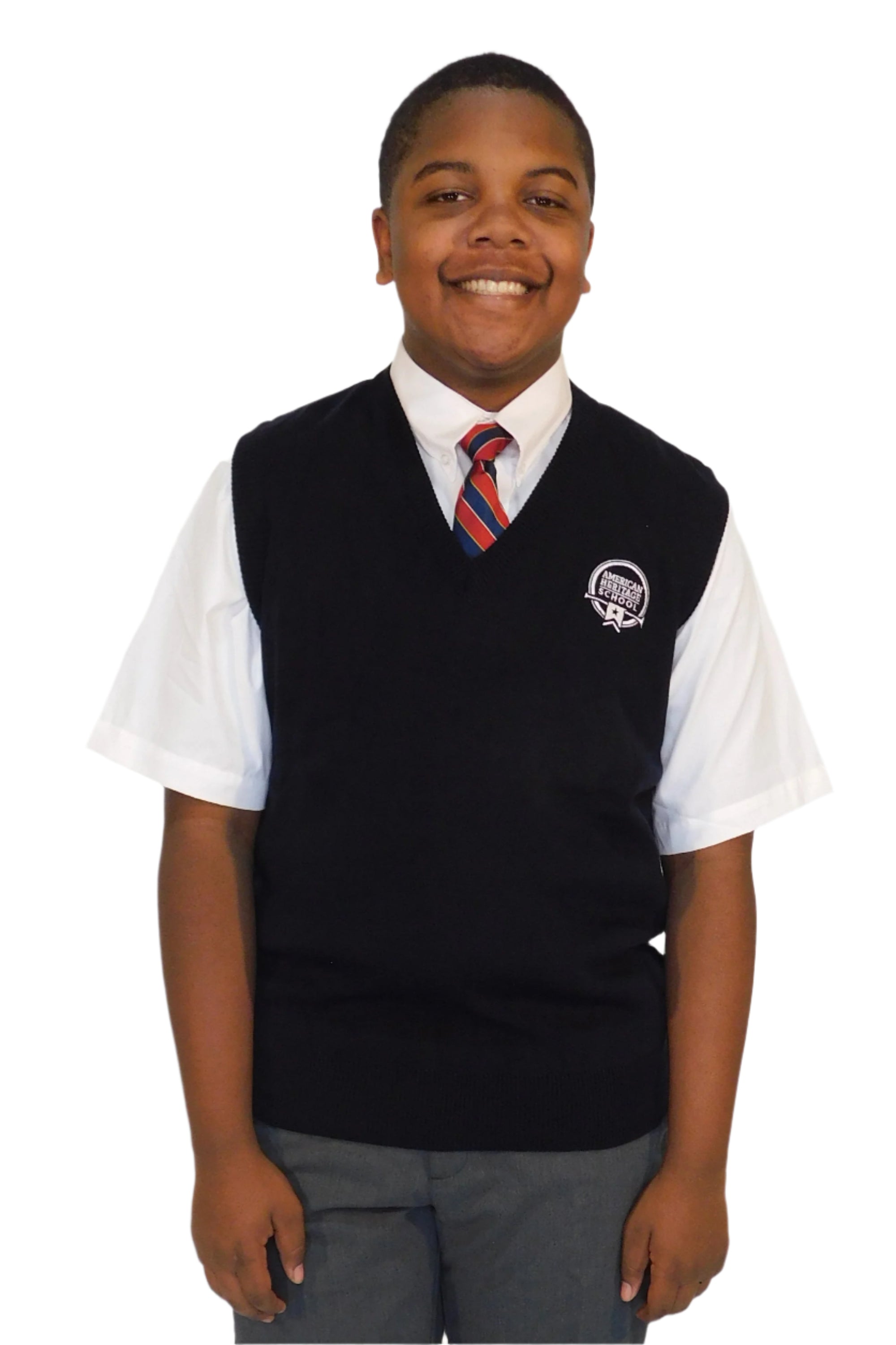 AHS Boys Sweater Vest - Navy (K-12th)