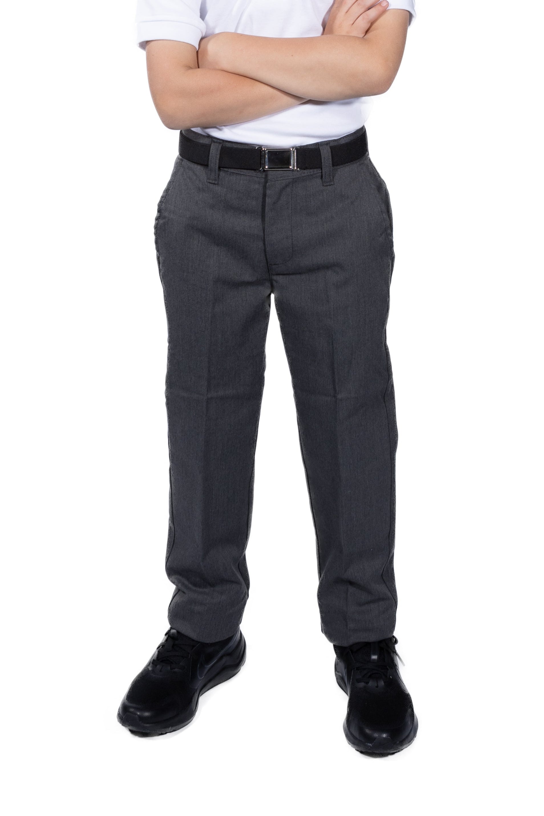 Boys Charcoal Pants - Regular