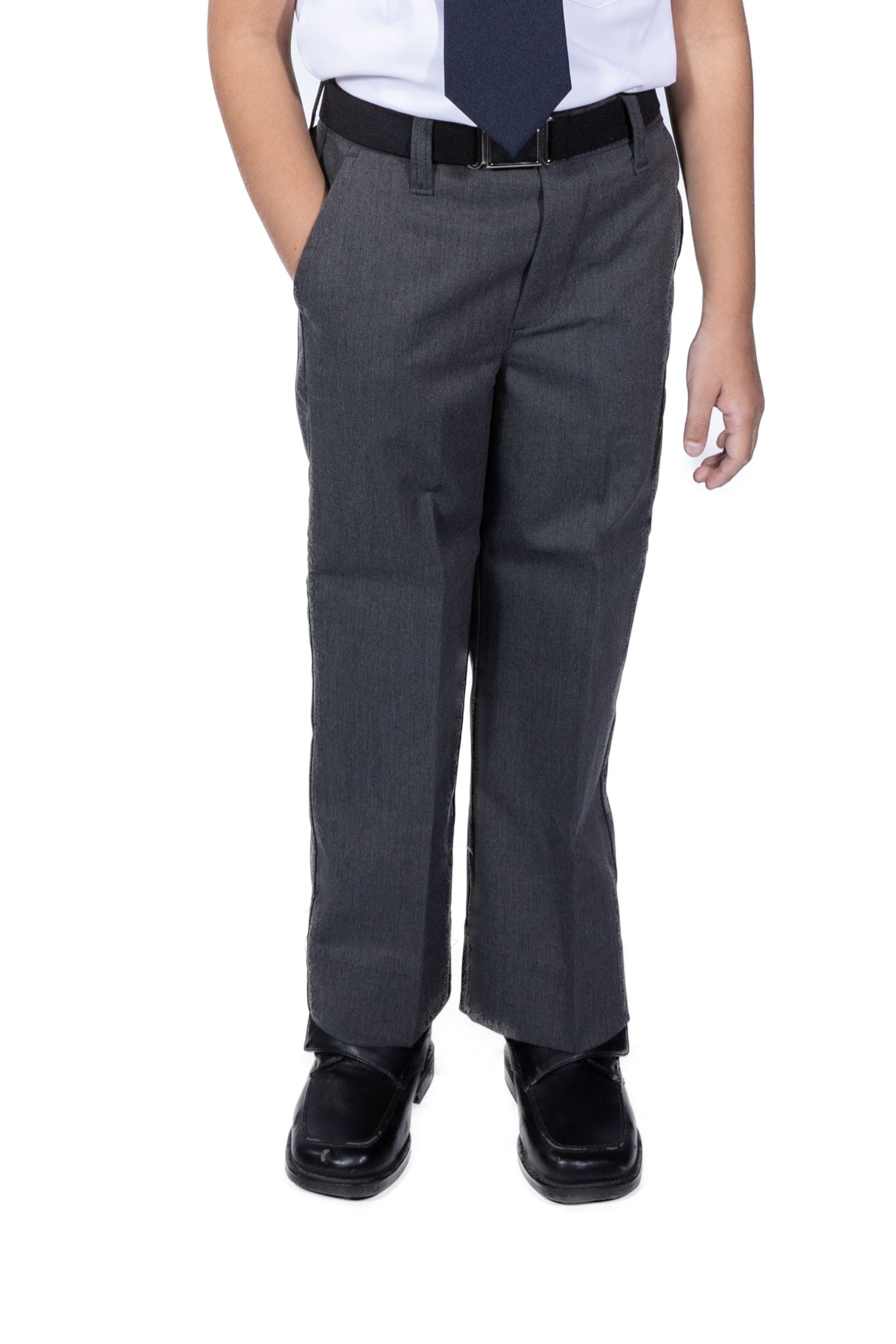 Boys Charcoal Pants - Regular