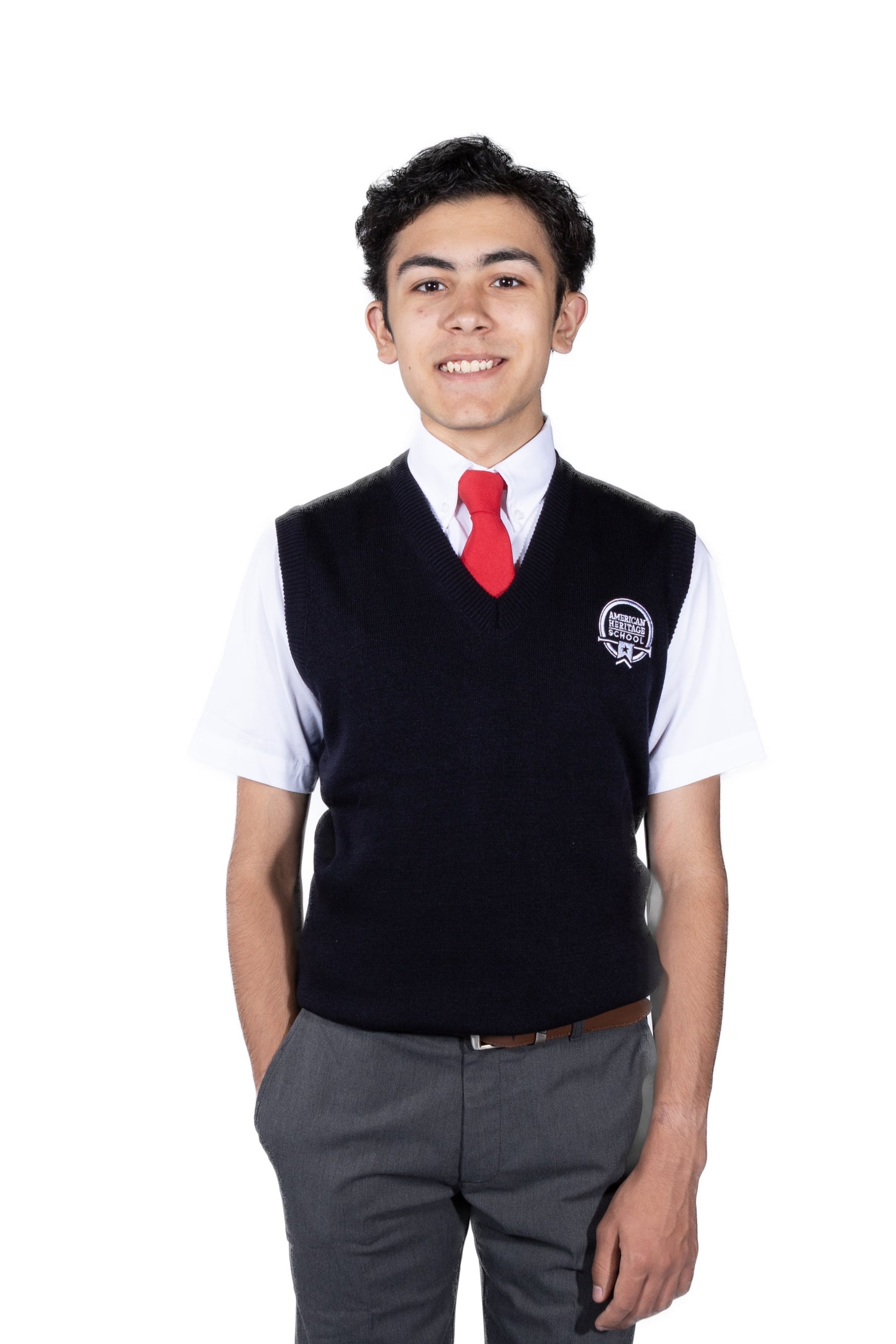 AHS Boys Sweater Vest - Navy (K-12th)