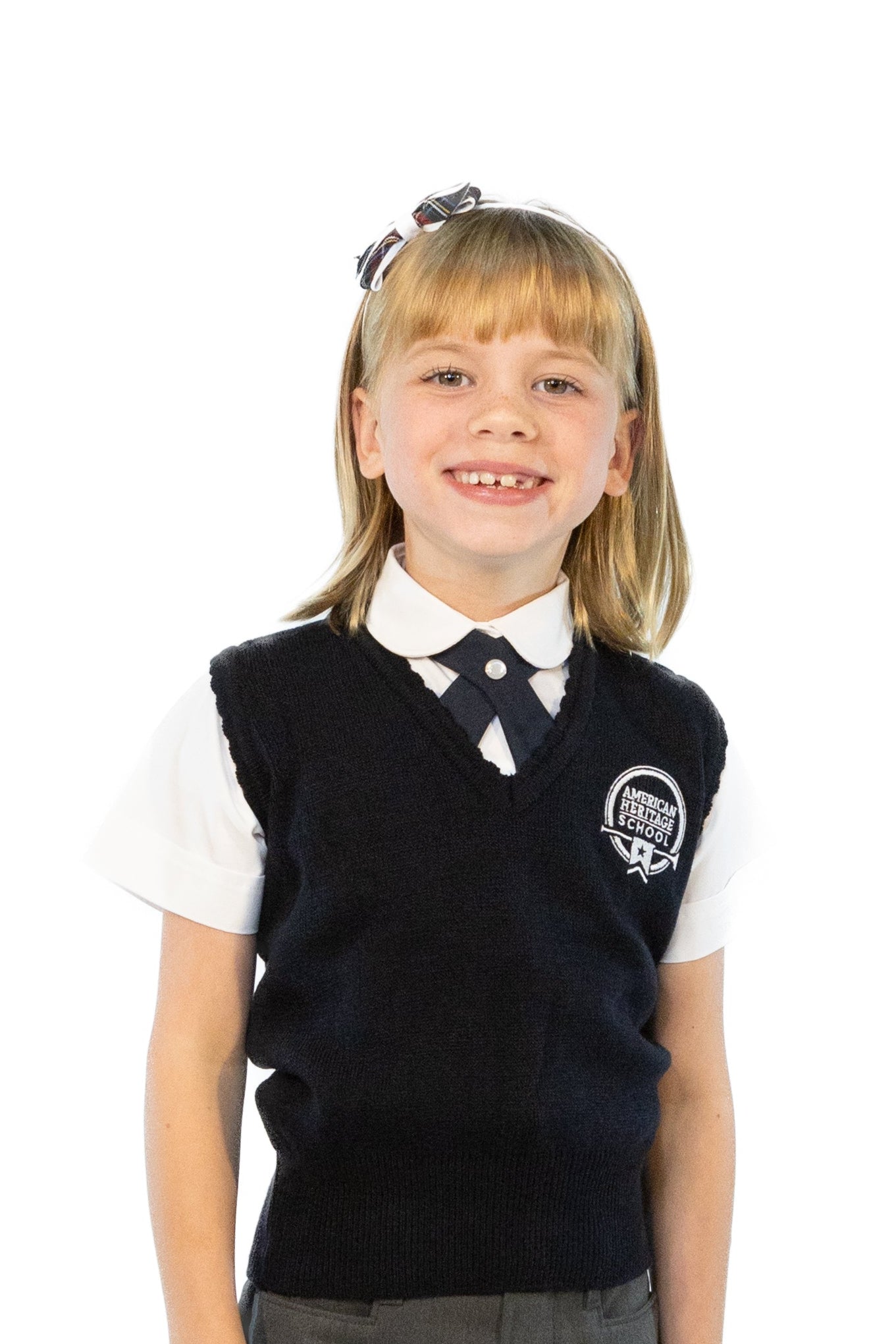AHS Girls Sweater Vest - Navy (K-12th)