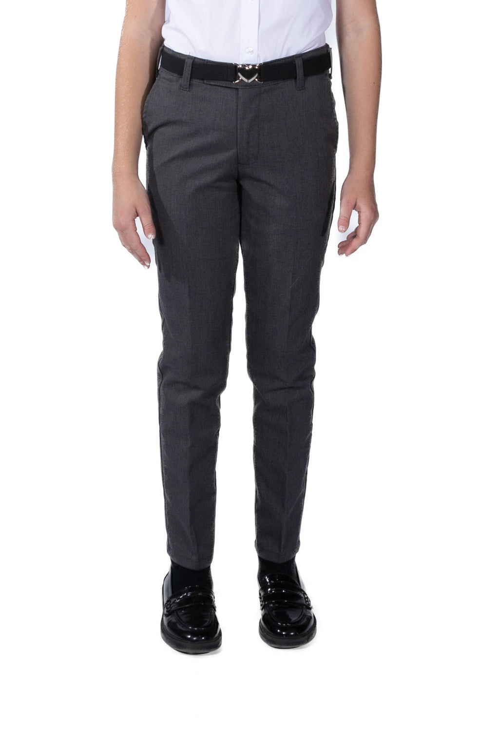 Girls Charcoal Pants - Regular