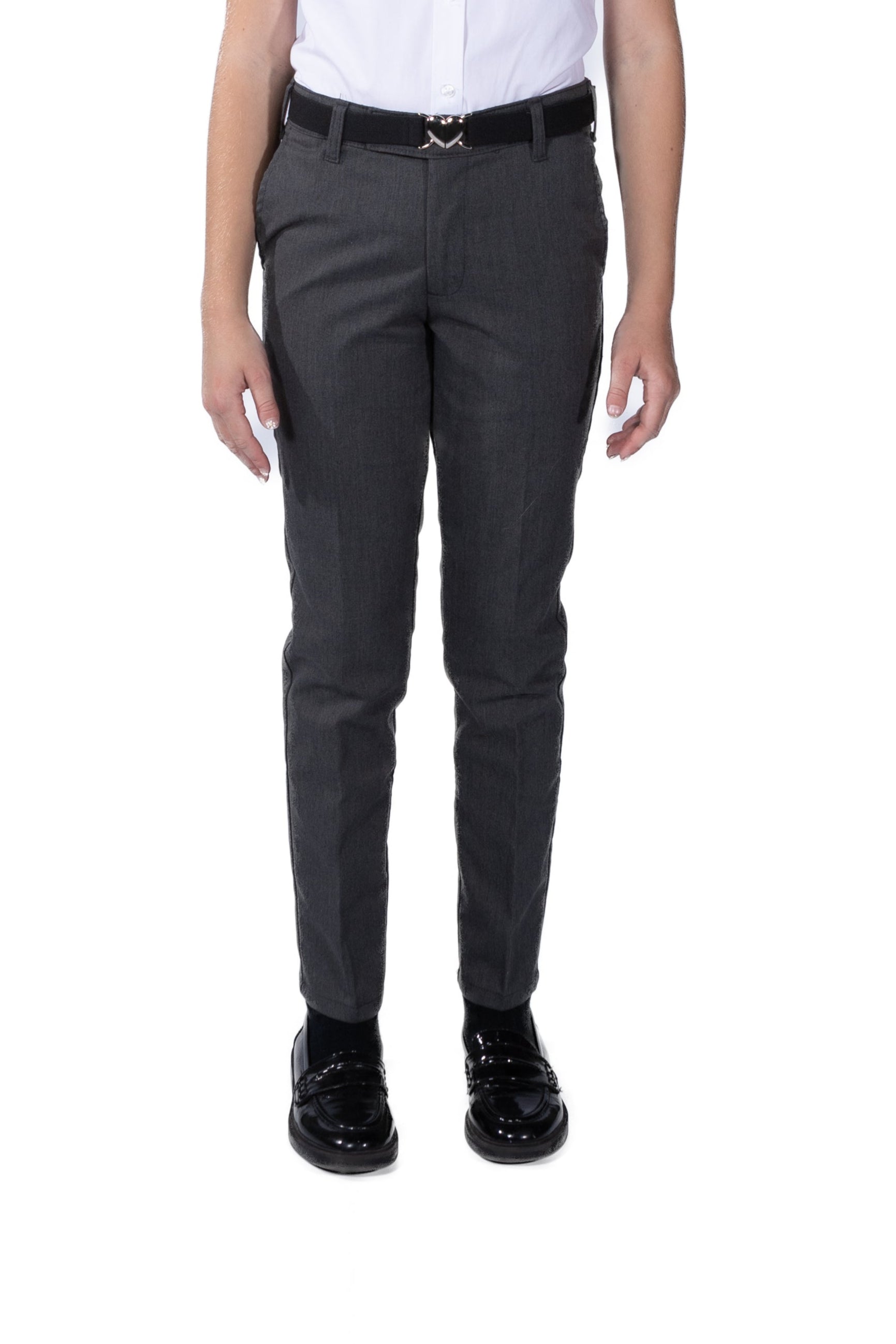 Girls Charcoal Pants - Regular
