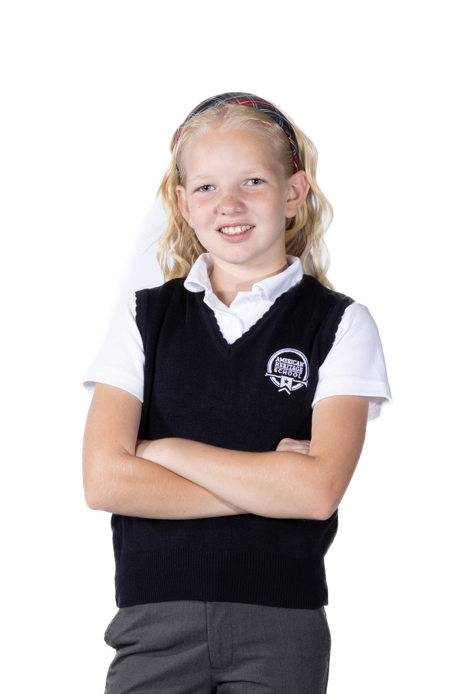 AHS Girls Sweater Vest - Navy (K-12th)