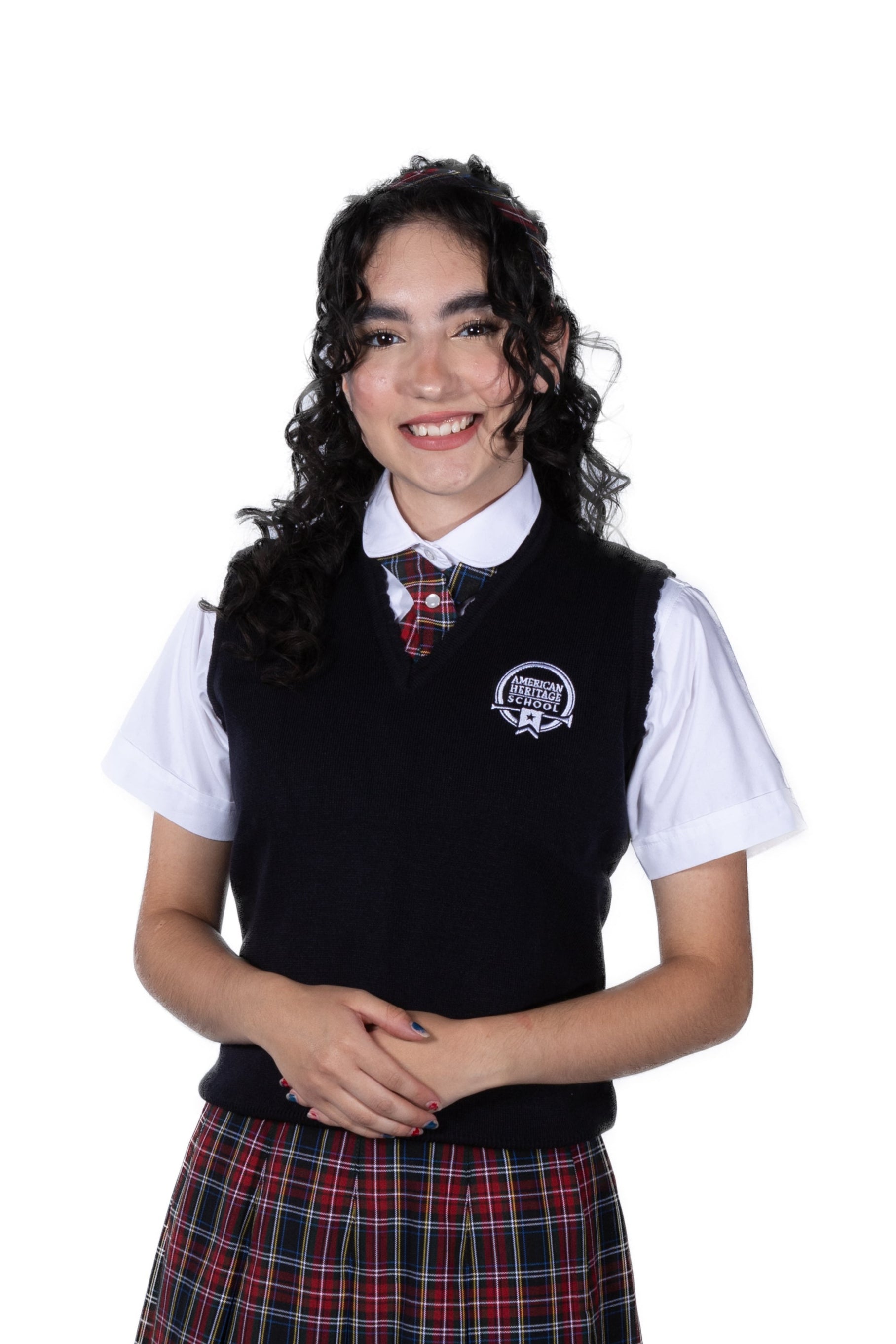 AHS Girls Sweater Vest - Navy (K-12th)