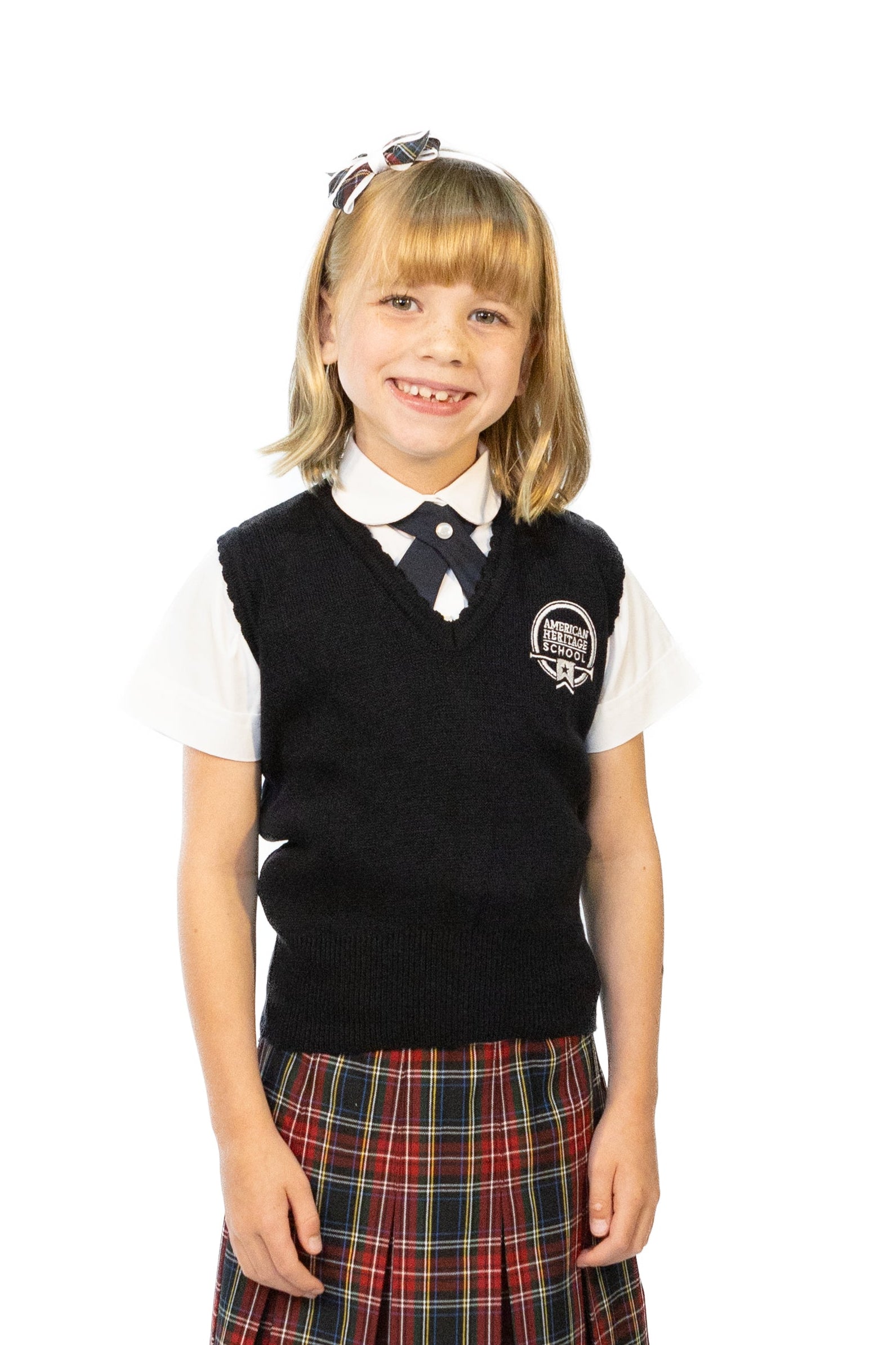 AHS Girls Sweater Vest - Navy (K-12th)