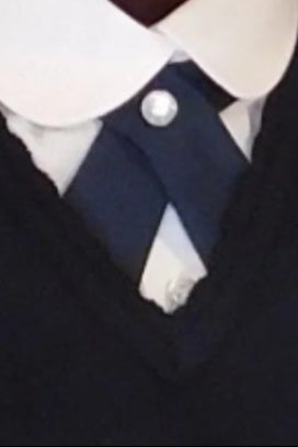 AHS Girls Navy Snap Tie - (K-5th)
