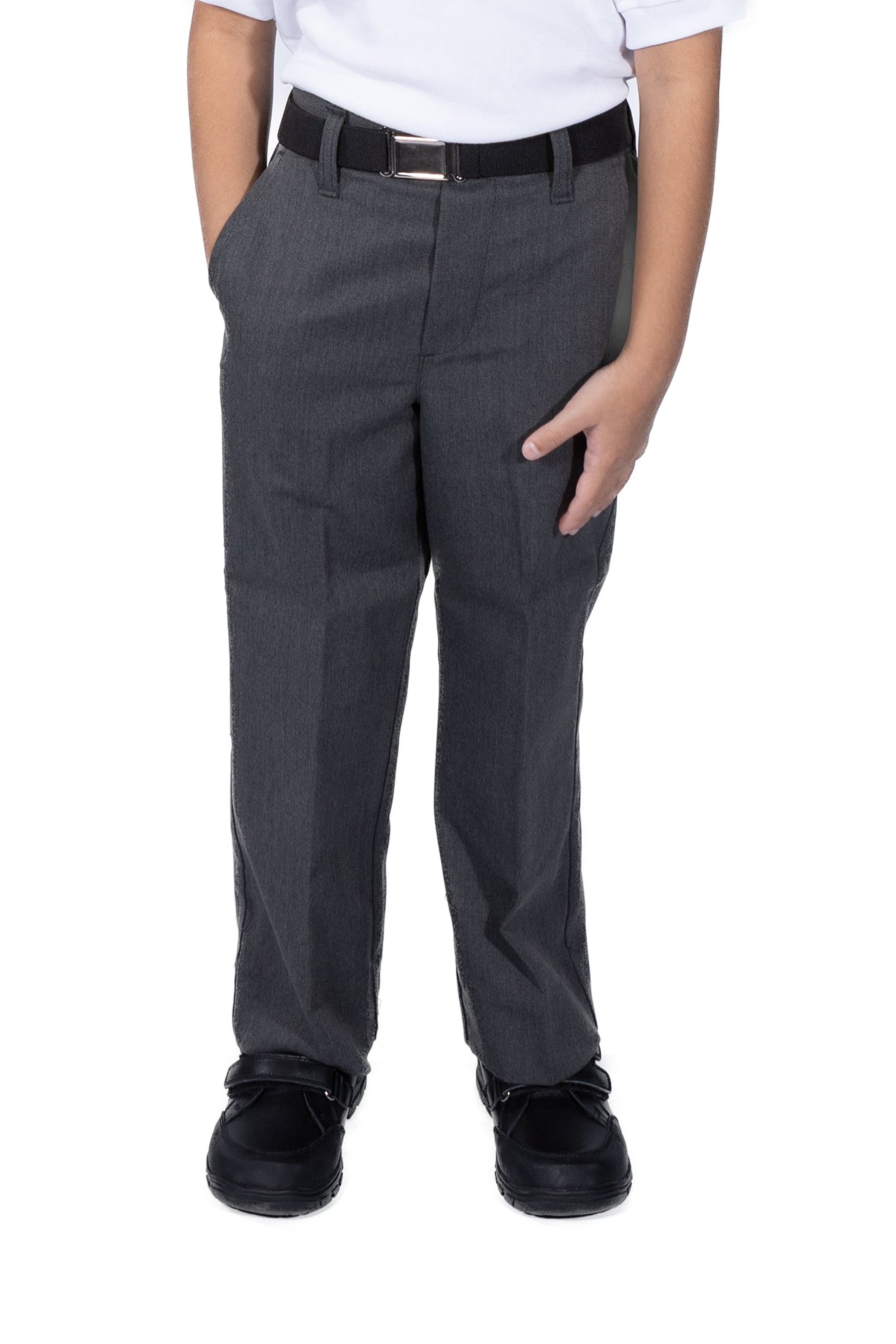 Boys Charcoal Pants - Regular