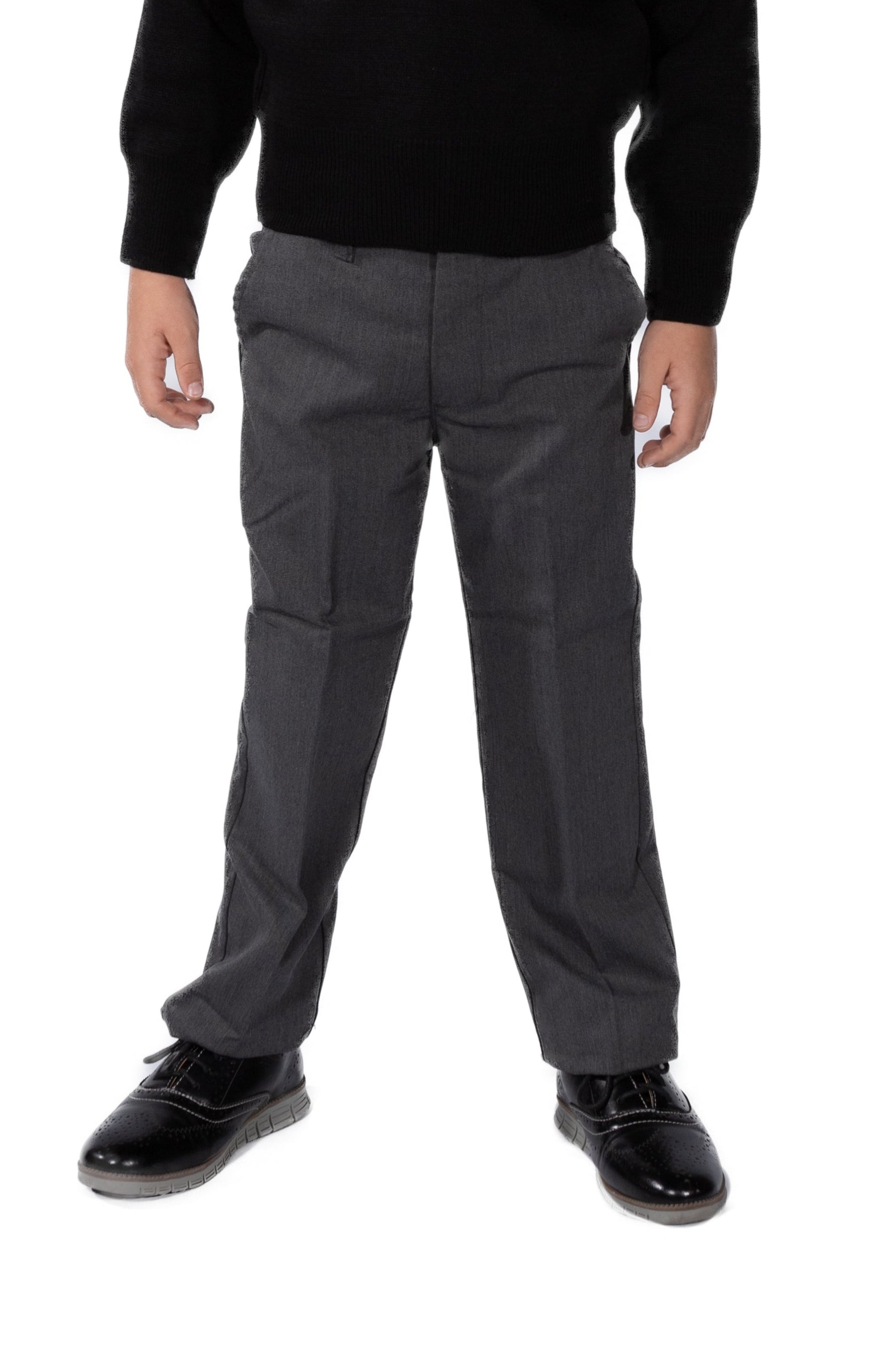 Boys Charcoal Pants - Regular
