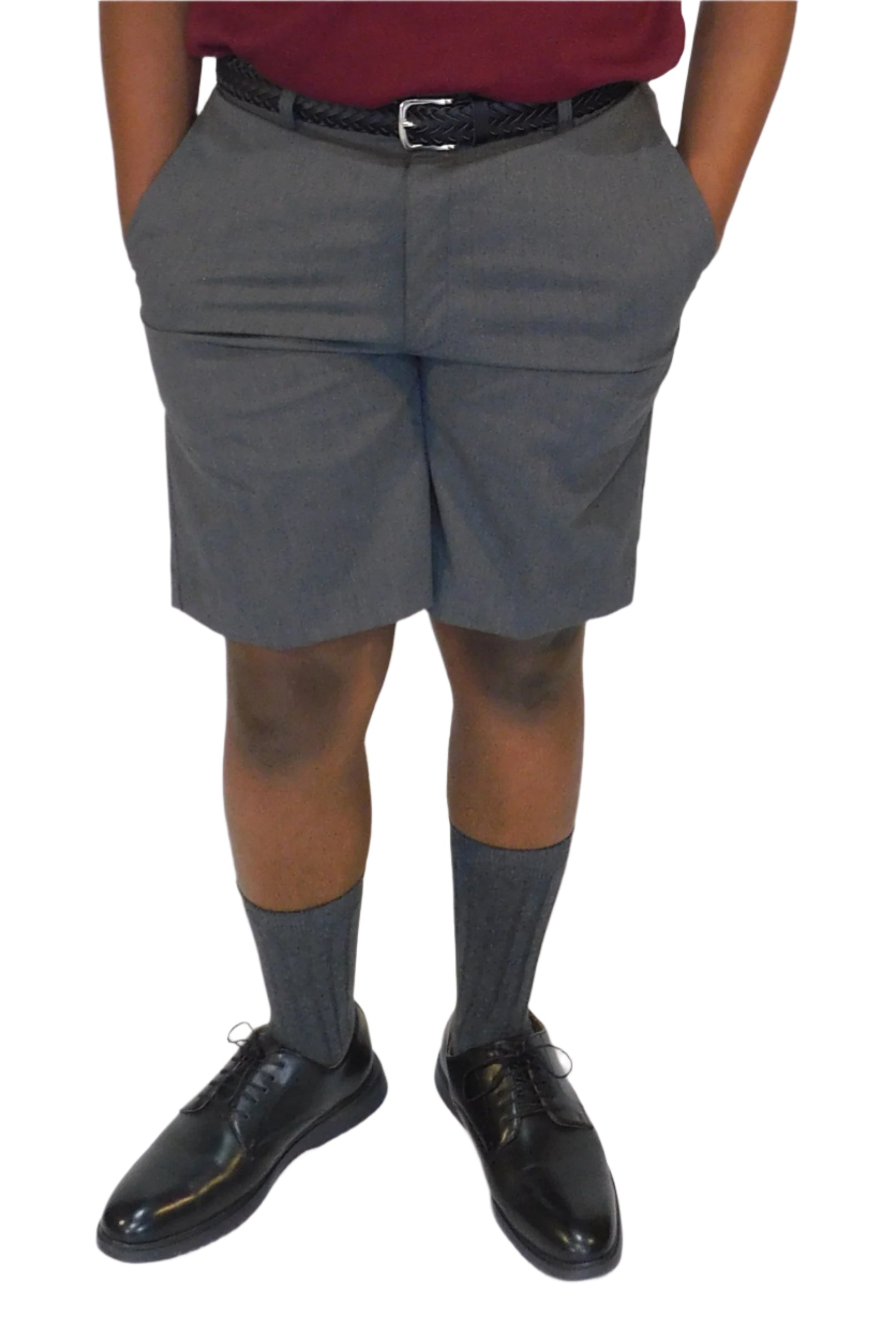 Boys Charcoal Shorts - Husky