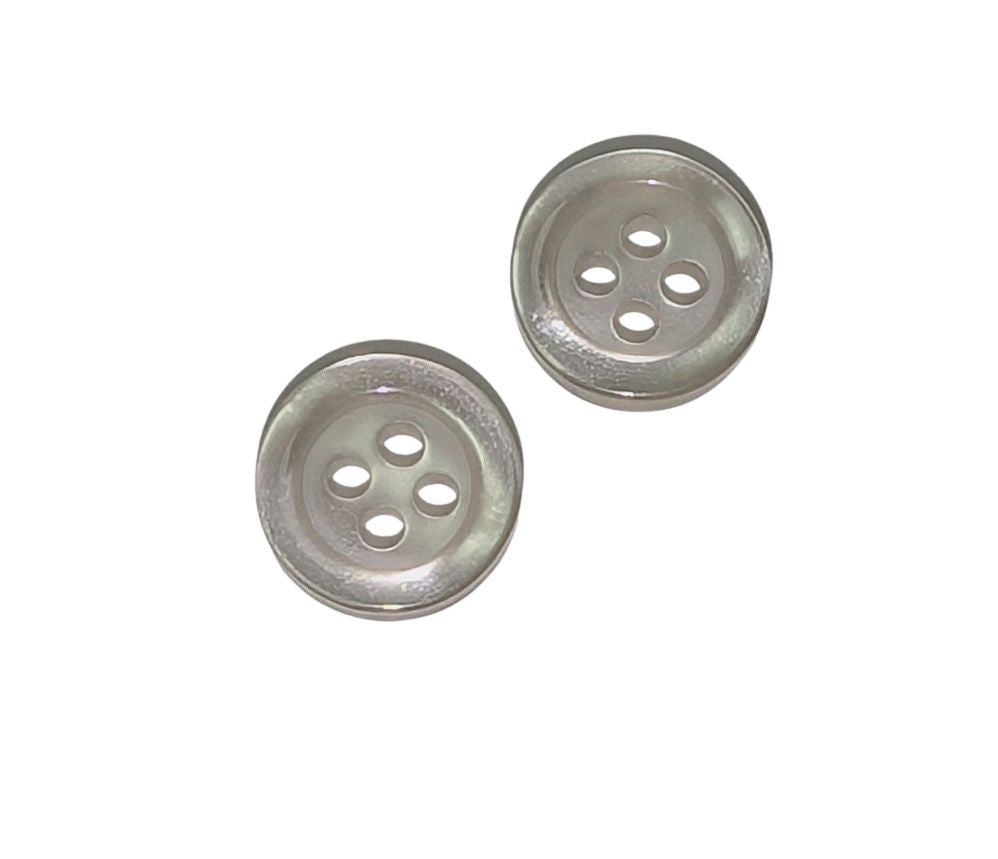 CHS Buttons - Grey Polo (Qty 2)