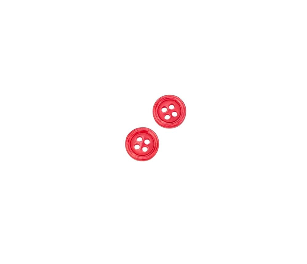 AHS Buttons -Red Polo (Qty 2)