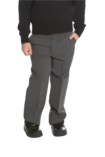 Boys Charcoal Pants - Husky