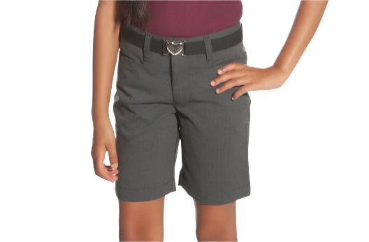 Girls Charcoal Shorts - Regular