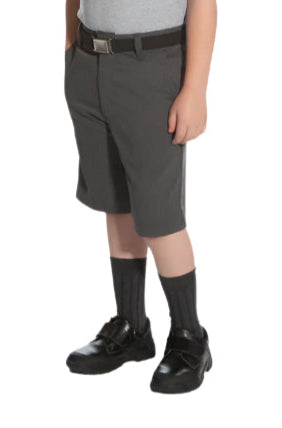 Boys Charcoal Shorts - Husky