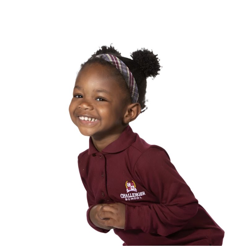 CHS Plaid Headband - Thin Preschooler Size