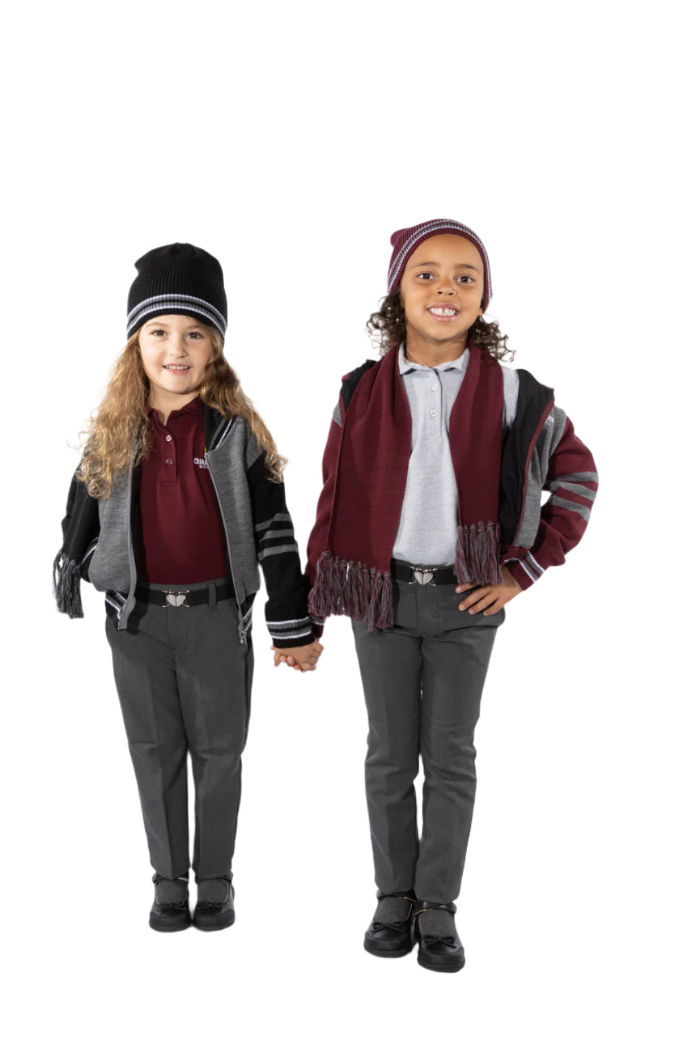 CHS Varsity Hooded Jacket - Maroon/Grey - Outerwear